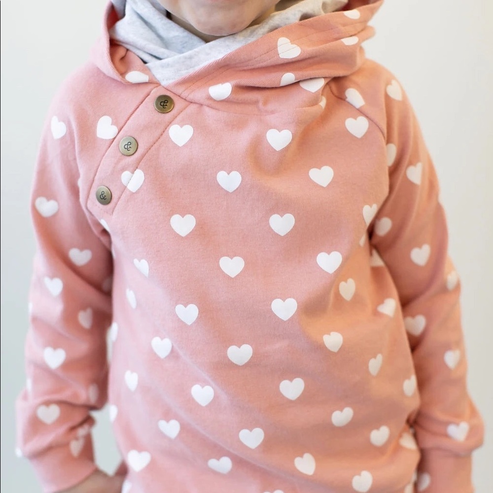 Mindy Mae’s market doublehood sweatshirt, sz 5/6